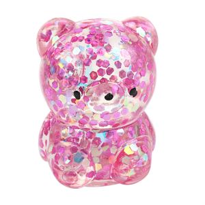 NAMSHEVA Cute Bear Squishy Fidget Toys Soft Gummy Bear Sugar Stress Ball Sensory Toys  Funny Squishy Ball for Adults