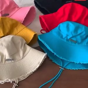 Hairy Fisherman Hat Women Summer Large-Brimmed Bucket Hat Outdoor Beach Sun Protection Sunshade Cap