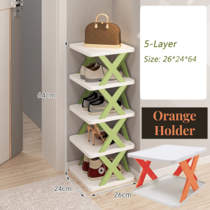 Double Victory Multifunctional Plastic Shoe Storage Racks Shoes Organizer Stackable (KC122)