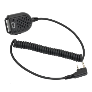 Portable Handheld 2 Pin Remote Speaker Microphone with High Sensitivity for UV5R 888S Two Way Radios Clear Communication