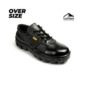 LUTTON - SEPATU SAFETY KULIT (OVERSIZE) UJUNG BESI KULIT - MAMBA