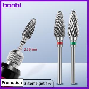 banbi Carbide Tungsten Nail Drill Bit Manicure Drill For Milling Cutter Nail File