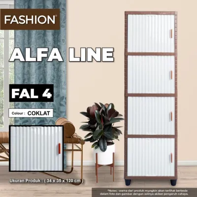 CLUB: FAL FASHION ALFA LINE LEMARI PLASTIK MINI FLIP (SUSUN 2 3 4 5)