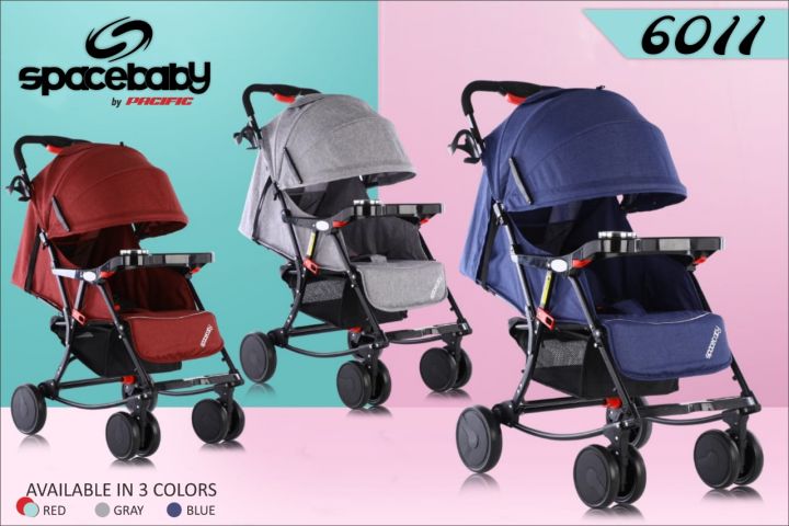 Stroller Space Baby 6011 Rocking Ringan One Hand Fold Newborn