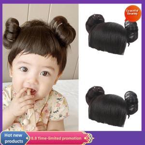 Graceful Baby Wig Braid Hairband wig for kids baby headband baby hair Children Bangs Head Buckle COS Hair Accessories Baby