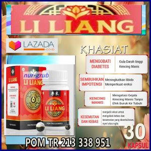jual Li Liang Obat Diabetes Gula Darah Original 30 Kapsul Li liang Ampuh Turunkan Kadar Gula Darah