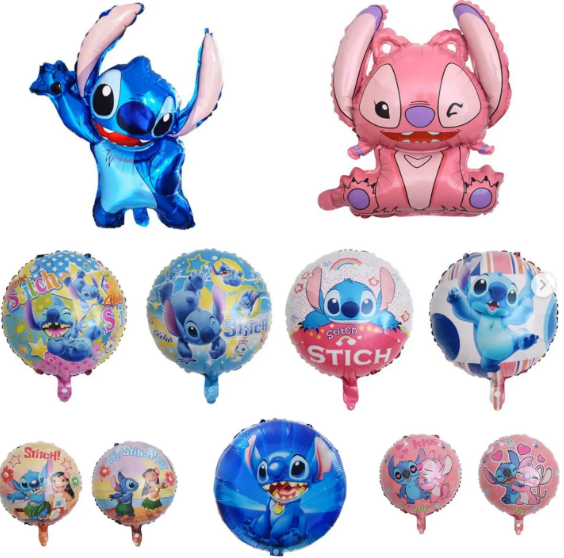 👾️ ลูกโป่งฟอยล์ Lilo & Stitch ลีโล่ & สติทช์ | Lazada.co.th