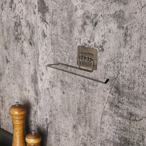 Móc Treo Cuộn Giấy Nhà Bếp C78 Giá Treo Khăn Giấy Cuộn Thép Không Gỉ Kệ Không Khoan TTNTC78