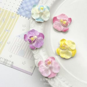 [Free Shipping]Sweet Girly Phalaenopsis Artificial Flower Resin Accessory For Hair Clips Phone Cases And Shoe Decorations
