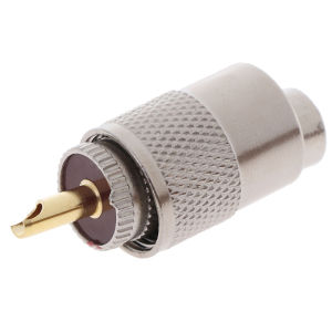 Christmas gift 【AYLMER】 1PCS UHF PL259 Male Plug Straight Solder Connector Adapter for RG8U RG58-3