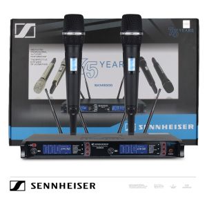 [75th Anniversary Collectors Edition] Sennheiser SKM9000 Wireless Microphone True Diversity UHF FM 2 Handheld 200M Reception Distance 4 Antennas All Metal Material Professional Stage Microphone