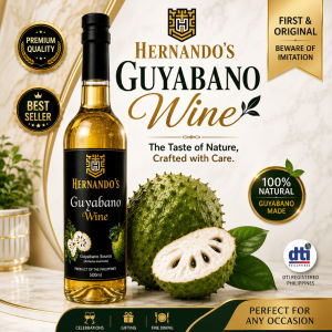 Hernandos Guyabano Wine 500ml | Premium Natural Fruit Wine | FDA Registered | Original