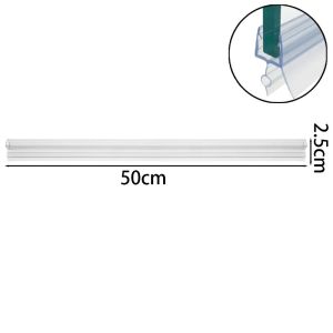 DIY Shower Waterproof Strip PVC Leak Proof Easy Installation Seal Water Block Barrier No Glue Bath Doors Bottom Drafts Stoppers