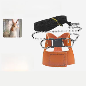 COD สายจูงสัตว์เล็ก สำหรับหนูแฮมสเตอร์-กระรอก เชือกจูงสัตว์เลี้ยง ระบบล็อก3ชั้น+วัสดุกันลม ป้องกันหลุดหาย