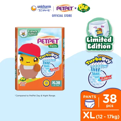 PETPET Gold+ Pants Didi & Friends Baby Diapers XL38 (1 Pack) (12 - 17kg)