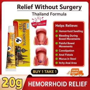 100% Effective Hemorrhoids Cream Original Herbal Almoranas Ointment Relief Anal Pain Bleed Itchy