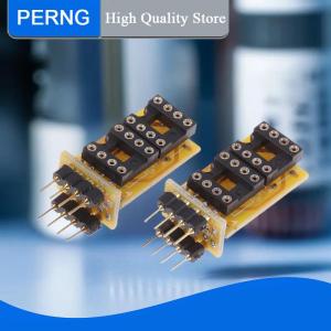 [PERNG] Tehe Dual Single DIP8 To Single OP-Amp Audio Opamp Adaptor Conversion Seat For NE5534 AD797 OPA627 Operational Amplifier