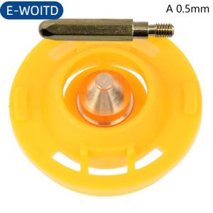 E-WOITD 0.5 1.0 1.8 2.5mm vòi phun chất lượng cao kim loại sơn phun tip cũ bị hư hỏng Airbrush vòi phun thay thế