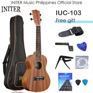 [Local Shipment]INITER Concert Ukulele High Quality Mahogany Ukelele With Free Accessory iuc-103