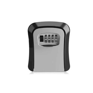 Kotak Brankas Dinding Kotak Brankas Di Luar Rumah Key Safe Box Outdoor 4 Digit Wall Mount Combination Password Lock