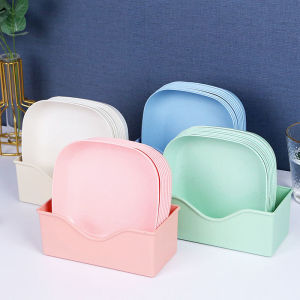 【Penghantaran Damacang】10 Mangkuk 1 Tempat Duduk Pinggan Tulang Meja Makan Isi Rumah Pinggan Pinggan Tulang Isi Rumah Pinggan Kecil Pinggan Buah Pinggan Snek Pinggan Gula-gula Meja Makan Pinggan Sampah Campuran Warna Rawak