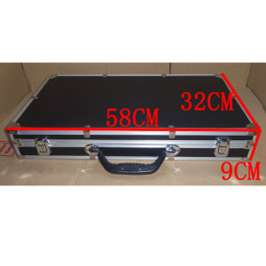 Large Black/White Aluminum Alloy Toolbox Multi-Function Shockproof Aluminum Case Instrument Case Flight Case Display Box