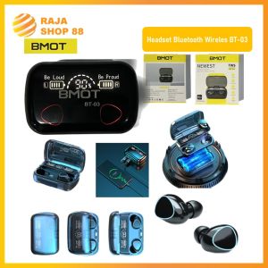 Headset Bluetooth TWS BMOT-03 Earphone Bluetooth Touch HiFi Stereo