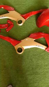 ชุดสีMSXเก่า สีแดงแก้วตัดทอง(10ชิ้น)