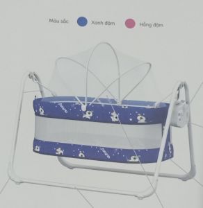 Nôi điện Autoru tự động sức đưa 22kg cao cấp thế hệ mới  kèm mùn chụp s DxRXC 575x11x111 (cm)