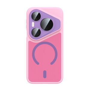 Cloth Texture Matte Phone Case For Huawei Pura 90 80 70 Pro Max P90 ProMax P80 Ultra P70 5G Magnetic Shell Color Blocking Hybrid Shockproof Hard Cover
