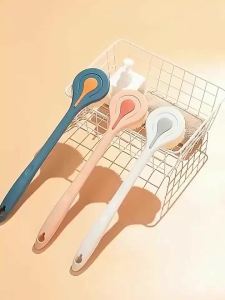 1pcs Long Handle Bath Shower Brush Soft Hair Bath Brush Back Ball Brush Bathroom Body Brushes Mud Scrub Back Brush Massage Brush