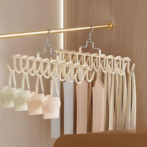 Multifunctional wave nonslip drying rack hangers