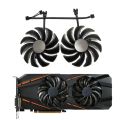 LUXURYLYN T129215SU GPU Cooler DC 12V Dual Fans Video Card Cooler Professional 4Pin Graphics Card Fans for GIGABYTE RTX2060GTX1650 1660/1660Ti Computer Cooling. 