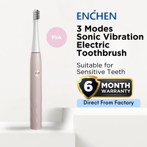 Enchen T501 Sonic Electric Toothbrush - IPX7 Waterproof Soft Bristles Powerful & Gentle Cleaning