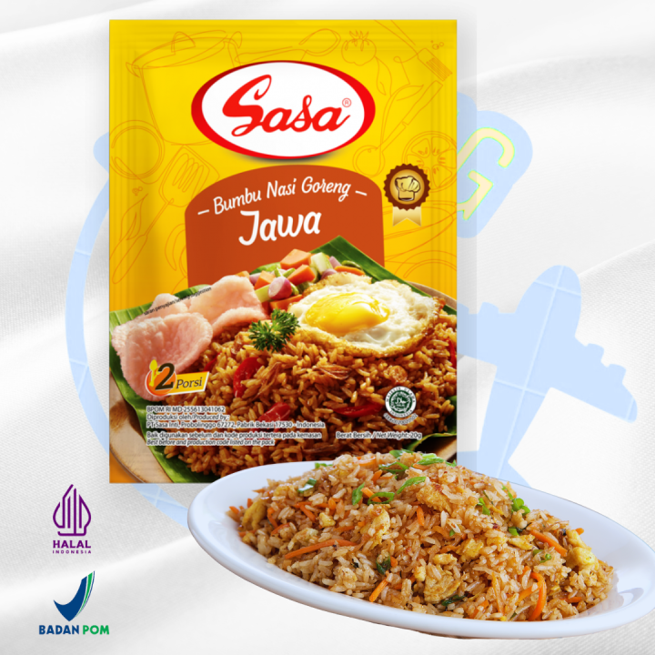 Indonesia Sasa Bumbu Nasi Goreng Jawa 20g Indonesian Instant Seasoning
