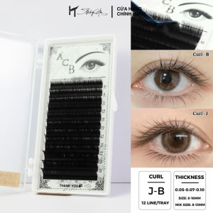 Mi Khay ACB Độ Cong J-B Độ Dày 0.05-0.07-0.10 Bắt Keo Tốt Tạo Fan Lông mi nhân tạo Thúy Hà