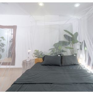 Mùng Tuyn Cửa Rộng Trắng Cty May 10 Hàng Việt Nam ( Hàng Có Cửa Cao 2M ) Bảo Hành 1 Đổi 1 Trong 7 Ngày