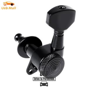 [UEB Mall]6Pcs Guitar Locking Tuners Sealed Machine Heads Tuners String Right Tuning Pegs for Acoustic Or Electric Guitar