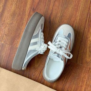 Free Shipping Comfortable Thick-Soled German Training Style Slip-On Sandals For Women Autumn Outdoor Wear 2026 Spring New Collection Easy-To-Wear Slip-On Shoes With A Closed-Toe Design