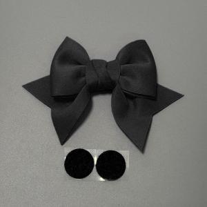 SEAMETAL Motorcycle Accessories Holiday Helmet Electric Motorcycle Ribbon Bow Decoration Velcro Bike