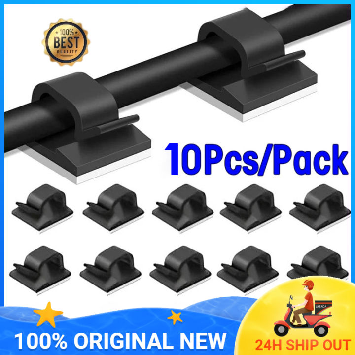 【🇲🇾Stock】1PCS Wire Holder Wire Cable Clips Self Adhesive Cord Clamp ...