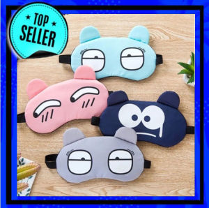 Masker Mata Cooling Gel - Penutup Mata Ekspresi with Gel Dingin Lembut Masker Tidur Motif Lucu