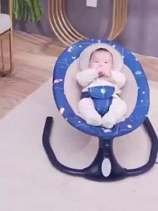 Electric Baby Rocker Anti-Mosquito Rocking Chair for Baby with Net Baby Cradle for Newborn 1-5 Years