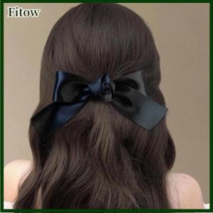 Fitow 2Pcs Fashion Bow Hair Clips For Women Vintage Bowknot Side Hairpin Cute Girls Barrettes Headdress Hair Accessories