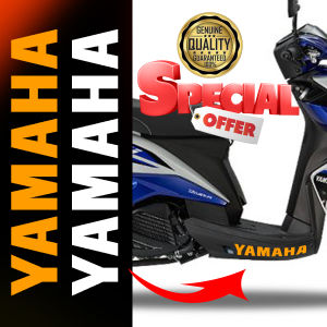 Yamaha Stepboard 1.5 x 7 Inches High Quality Cutout Sticker (Pair) 2 pcs