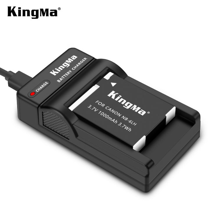 KingMa] NB-6LH NB-6L Battery and USB Fast Charger Set for Canon