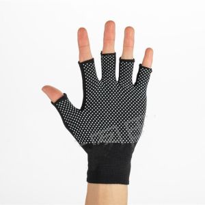 Koetsu mùa hè bảo vệ khỏi ánh mặt trời nửa ngón tay Găng tay với chống chống trơn trượt cho công việc ngoài trời và màn hình cảm ứng sử dụng
