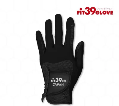 FIT39 EX CLASSIC BLACK GOLF GLOVE