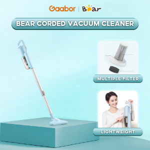 Gaabor Vacuum Cleaner 2-In-1 Strong Suction Large Capacity Transparent Dust Cup 18000Pa