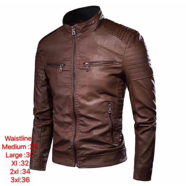 JIL1 New Ricardo Dalisay Leather Jacket Pu Leather Casual Jacket